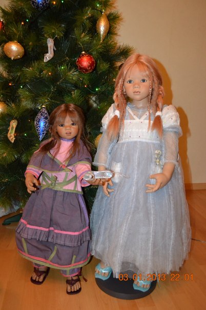 Мои новогодние подарочки.. Munira и Liniki от Annette Himstedt (фото 9)