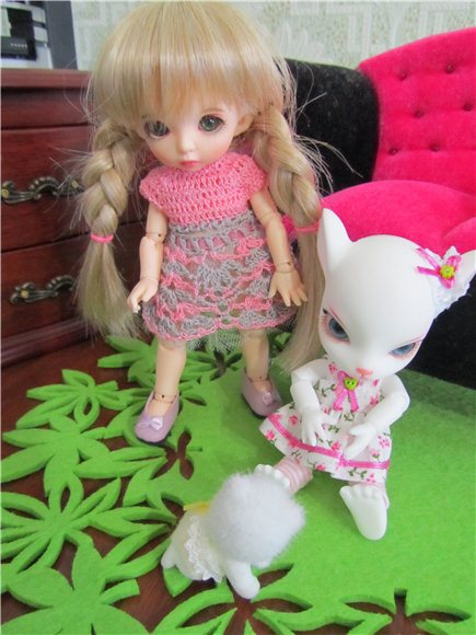 Розовая сказка для маленькой девочки