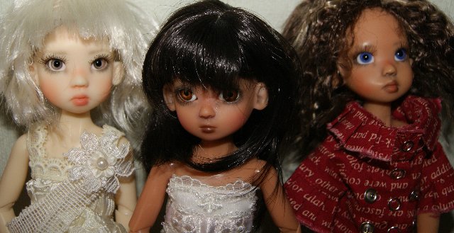 Мои малышки тиники - загорелые и беляночки от Kaye Wiggs и Sofi Lou