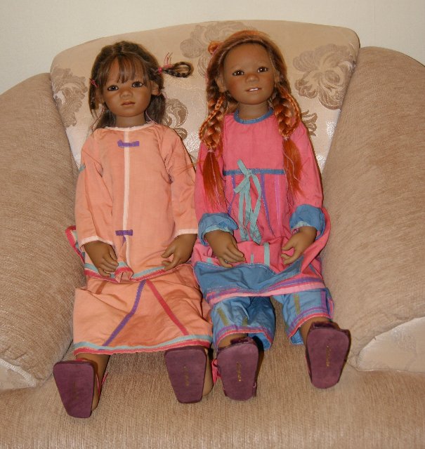 Целый цветничок красавиц поселился у меня - коллекционные куклы Himstedt (фото 3)