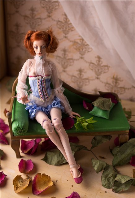 Эльза - авторская шарнирная кукла Елены Акимовой (фото 3)