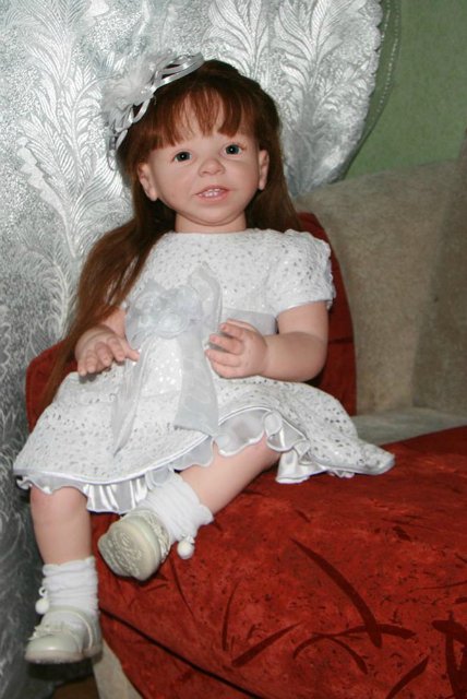 Нежные воспоминания о нашей Улыбашке... Кукла реборн Belinda (фото 3)