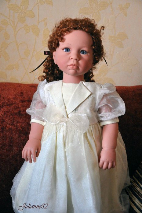 Middleton Doll: "Winter Splendor" из серии L'Innocence автор Ева Хеланд и кудряшка "С Днем Рождения, Тедди!" (фото 3)