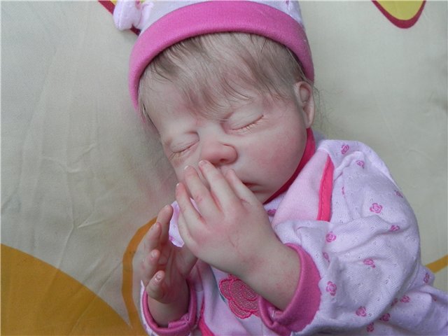 Дюймовочка Анютка. Кукла реборн от Светланы Преображенской (фото 10)