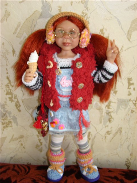 Залежавшаяся куколка. Авторская кукла Кондрашовой Ирины (фото 5)