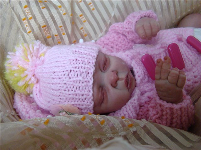 Когда спит малыш, все вокруг замирает...Авторская кукла Кондрашовой Ирины