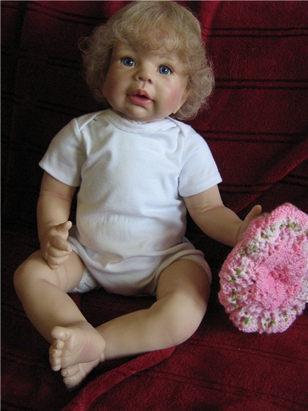 Маленькая красавица в розовом - кукла KITTY von Monika Levenig