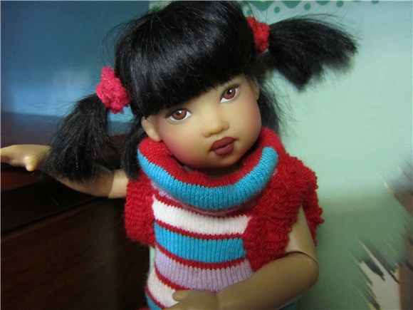 Маленькая история о маленькой девочке. Коллекционная кукла от Helen Kish (фото 9)