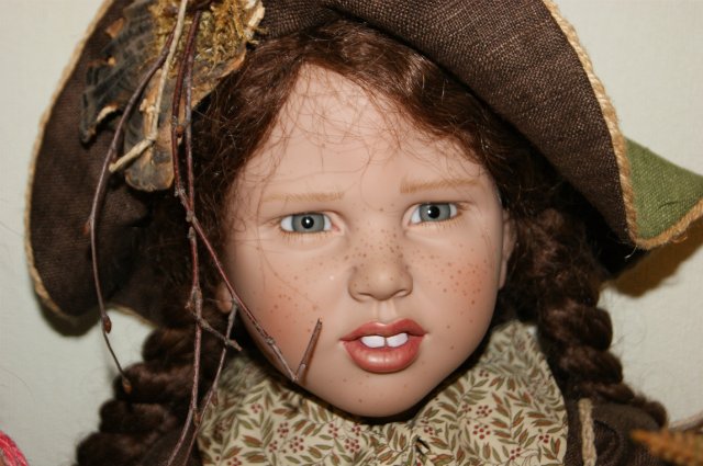 Три осенние принцессы. Коллекционные куклы