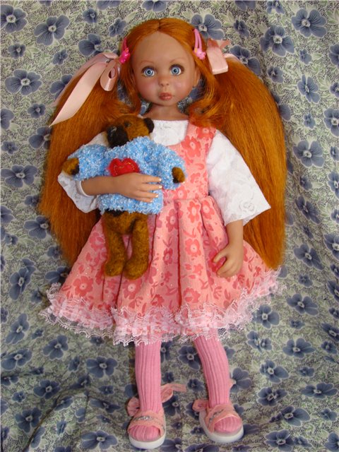 Эмма - рыжее чудо. Авторская кукла Кондрашовой Ирины