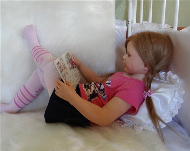 Мечтательница Ника. Кукла реборн Елены Ядриной