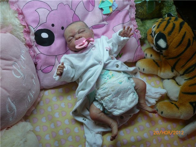 Моя дюймовочка реборн Настенька (фото 10)