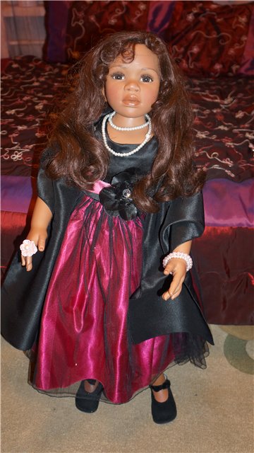 MARI - юная Леди из высшего общества, фарфоровая кукла от Pamela Erff