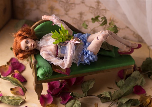 Эльза - авторская шарнирная кукла Елены Акимовой (фото 4)