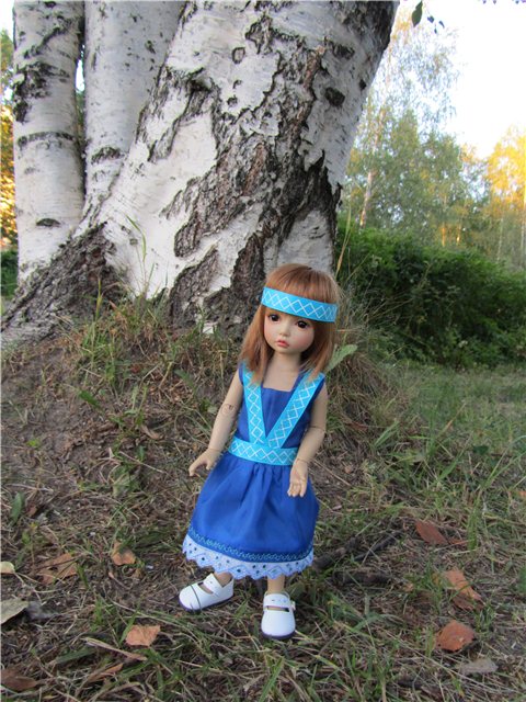 Аленка. Девочка в голубом