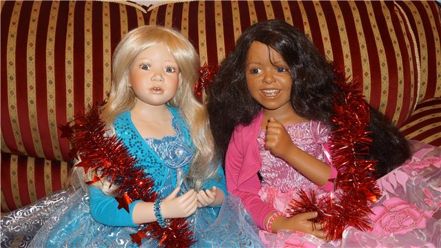 Фарфоровая кукла БИРГИТ - Лазурная Мечта от Кристин Оранж