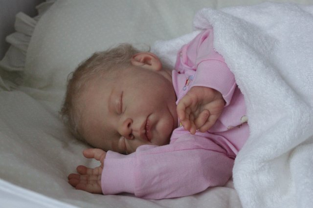 Белокурый ангел - Ребекка 2. Куклы реборн Виктории Вишни (фото 7)