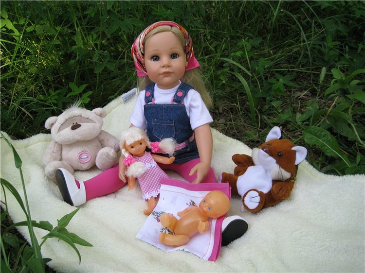 Лесная прогулка с куклой Готц