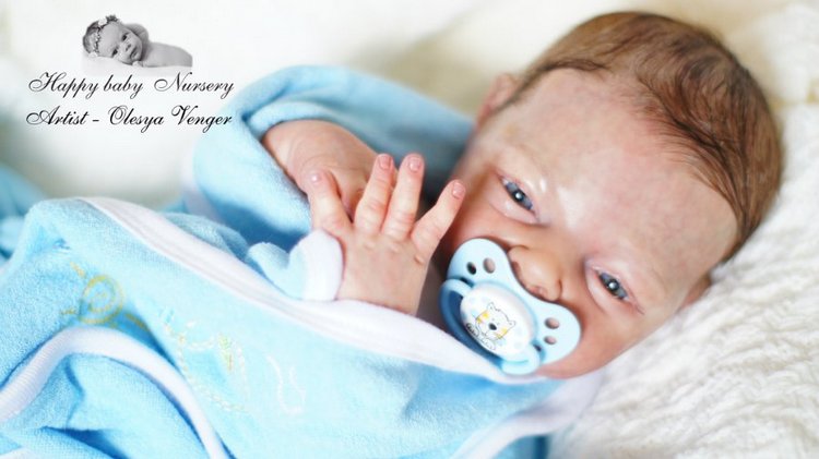 Андрейка-Веселейка. Кукла реборн Олеси Венгер