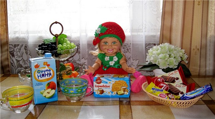 Открытие дачного сезона. Натали кукла Galoob Baby Face