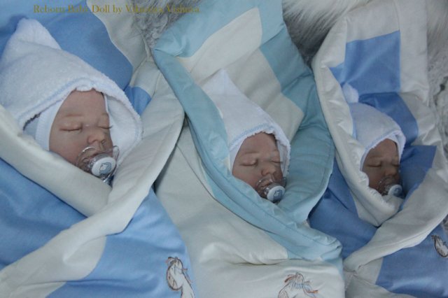 Тройняшки Джошики... Куколки реборн Виктории Вишни