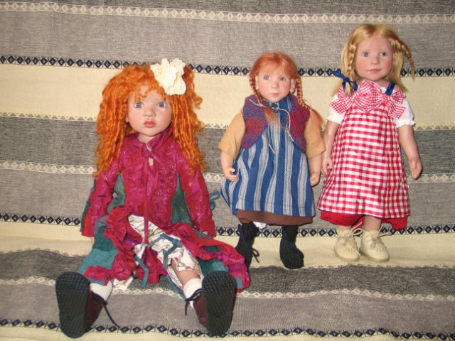 Приехала моя рыжая хитрущая девица Sandrjin, кукла от Zwergnase