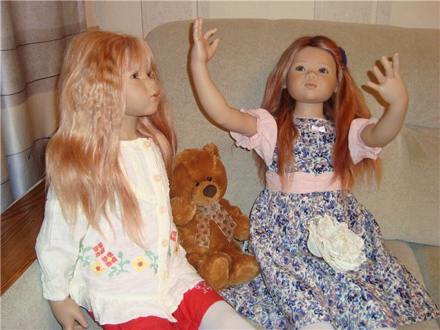 Первые куколки от Annette Himstedt в нашей коллекции: Tippi и Liniki 2006 года (фото 10)
