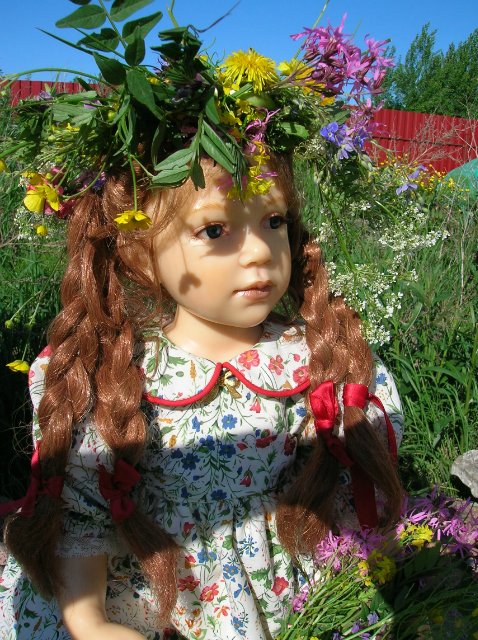 Ключи от лета или Полевица. Коллекционная кукла Элизы Глазгольд