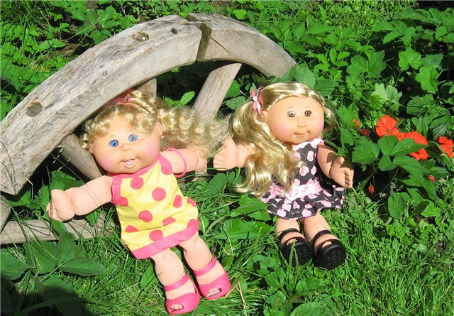 Выходной на природе — Куклы Cabbage Patch Kids (Капустки): винтаж 80