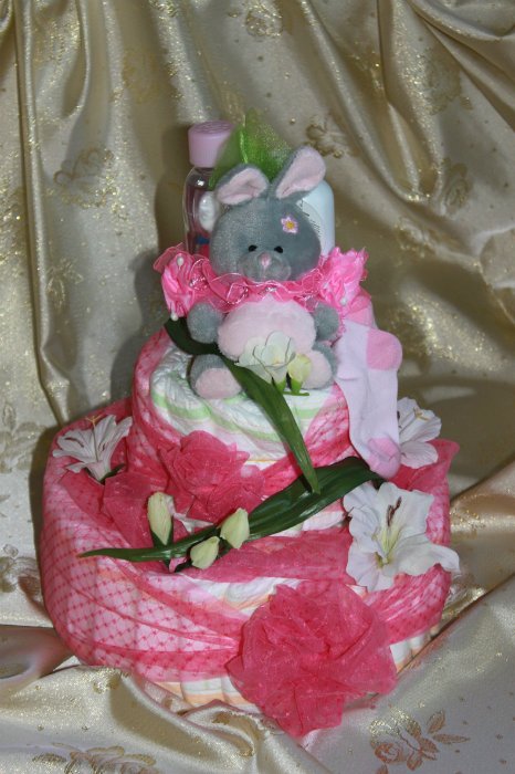 Тортик из памперсов — Другие хобби и увлечения: сад