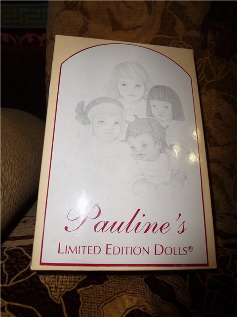 Рождественский Ангел. Виниловая малышка от Pauline Bjonness-Jacobsen (Паулине Якобсен)