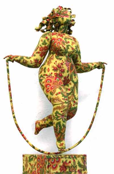 Текстильные куклы-скульптуры Натальи Вельчинской