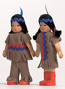 Куклы из дерева по семейной традиции Lotte Sievers-Hahn dolls, Лотты Сиверс-Хан