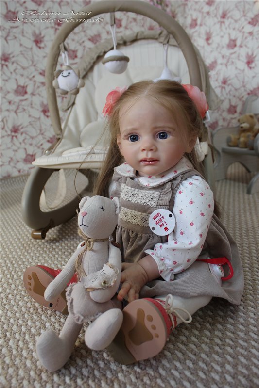А мы скоро едем на выставку кукол. Куклы реборн Анасатсии Гангало (фото 7)