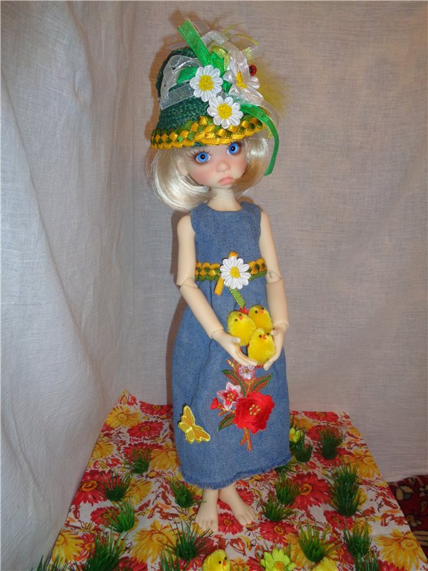 Как мы готовились к конкурсу шляпок! Куклы БЖД от Kaye Wiggs (фото 6)