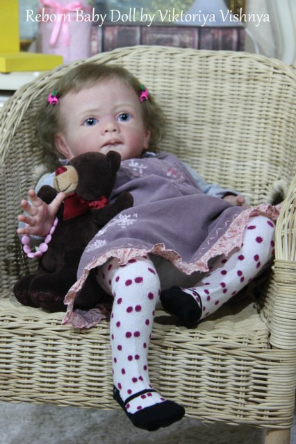 Настенька из сказки Морозко! Куколка реборн Виктории Вишни