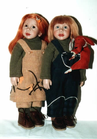 Коллекционные куклы Цвергназе (ZWERGNASE) из коллекции 2001 года