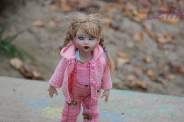 Прогулка с кнопочкой. Теплая одежда для моей куколки