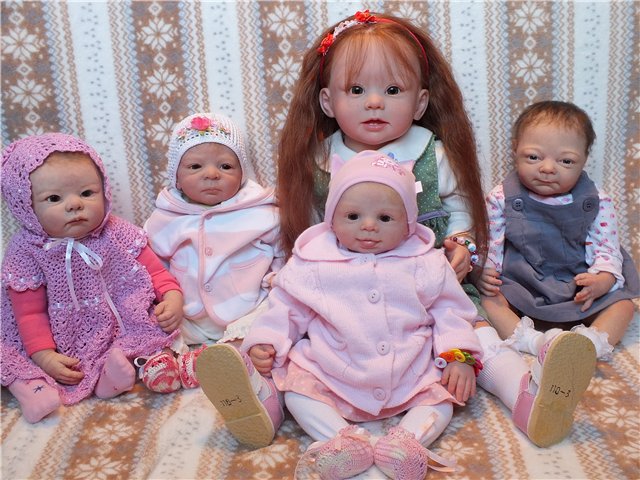 Мои любимые девочки реборн