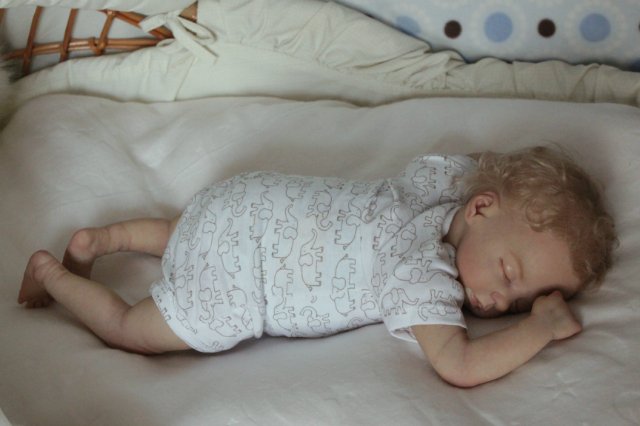 Мальчик одуванчик... Куколка реборн Вишни Виктории (фото 9)