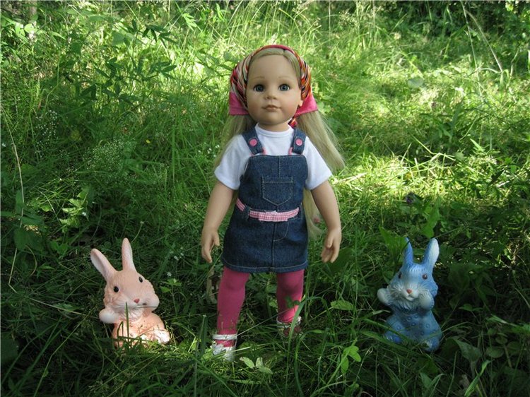 Лесная прогулка с куклой Готц