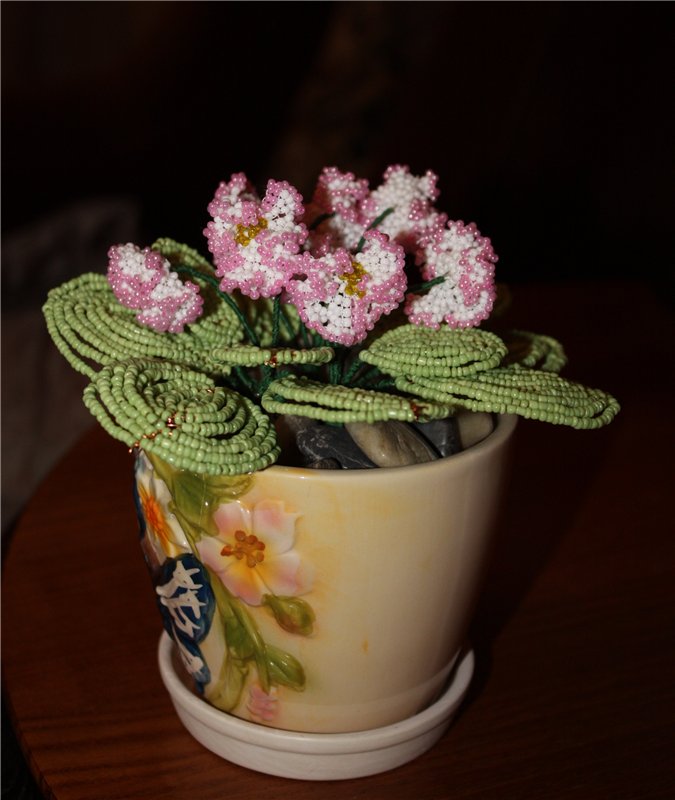 Фиалки из биссера — Другие хобби и увлечения: сад (фото 3)