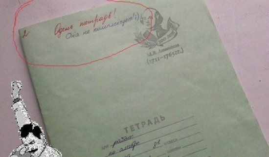 О веселом! Шедевры школьных дневников) Осторожно! очень смешно)