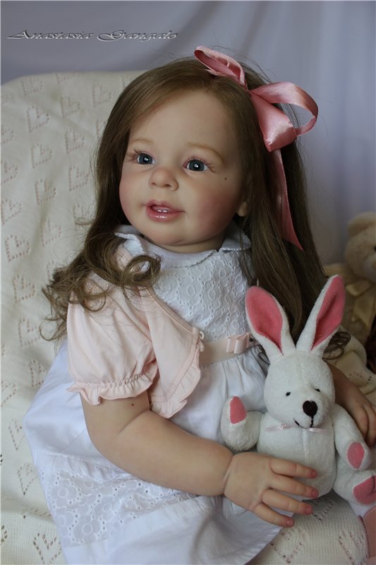 Поделись улыбкою своей.Стефания,кукла реборн Анастасии Гангало (фото 3)