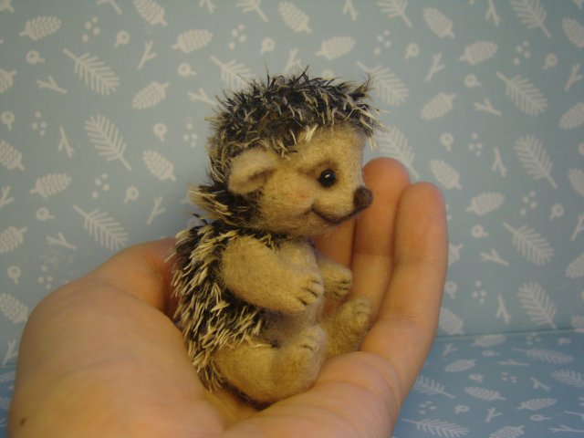 Ёжик. Авторская игрушка Ольги Чернухо (фото 9)