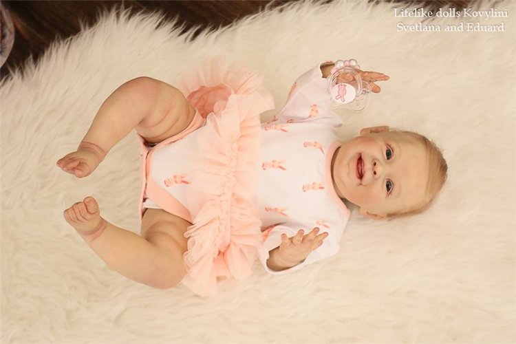 На щечке родинка, а в глазах любовь! Варенька - кукла реборн Ковылиных Светланы и Эдуарда
