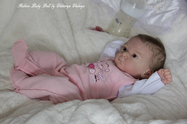Моя малышка из нового молда Matis от Gudrun Legler. Куколка реборн Виктории Вишни