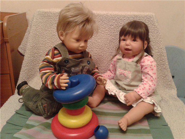 Малышка Ника и Макс - как мы играем. (Lee Middleton, Brigitte Paetsch)