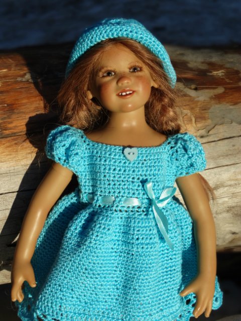 Вязаные платья для Пиппы — Одежда и обувь для кукол своими руками: фото