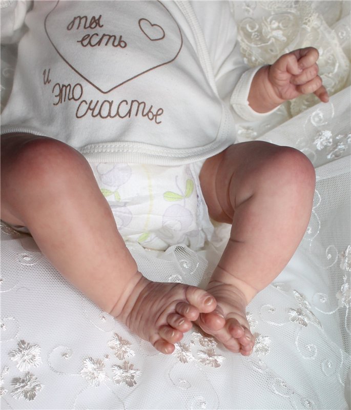 Кнопочка Кокошка. Кукла-реборн Иваховой Елены (фото 2)